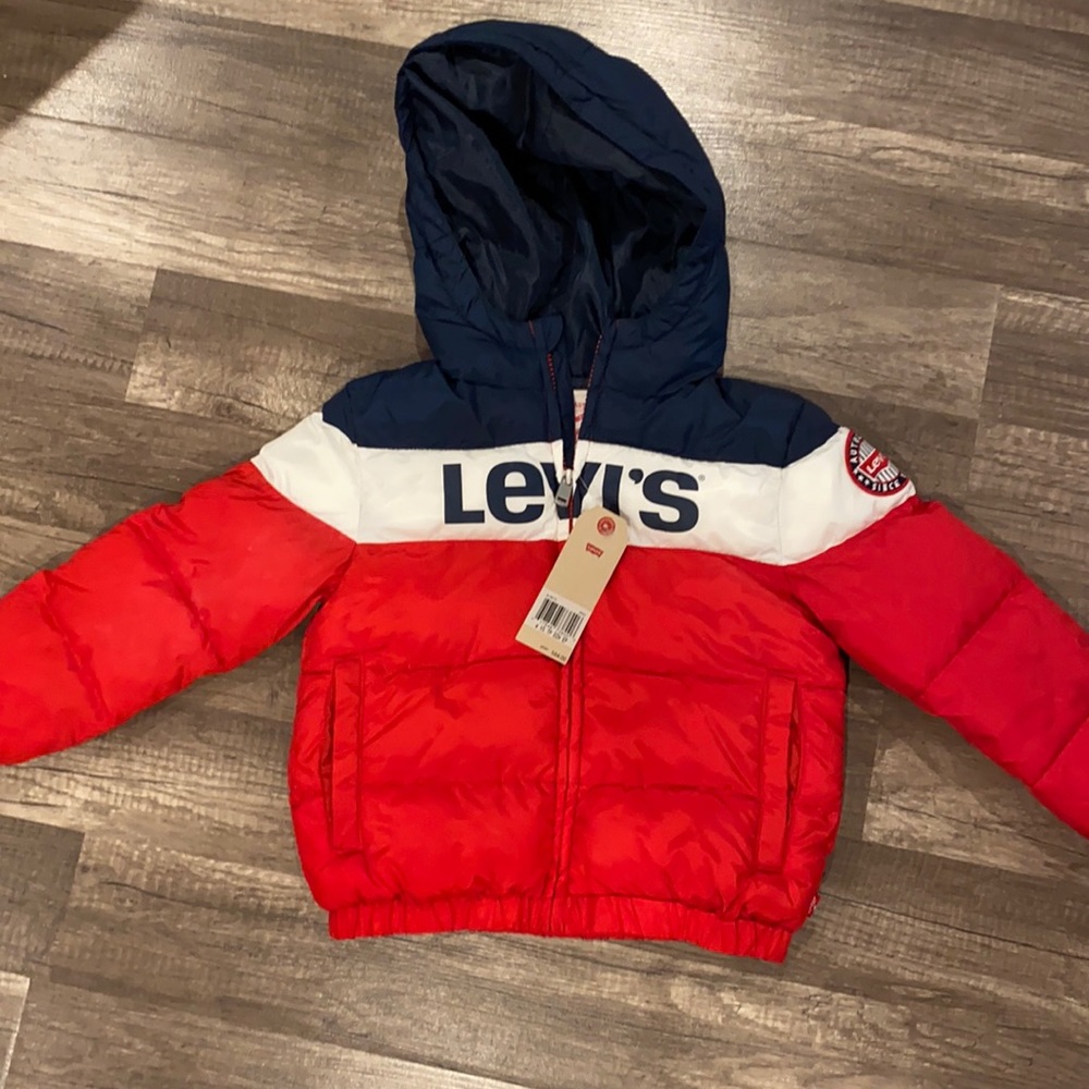 NWT Levi’s Toddler Puffer Coat Size 4T